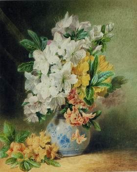 unknow artist Floral, beautiful classical still life of flowers.035 Norge oil painting art
